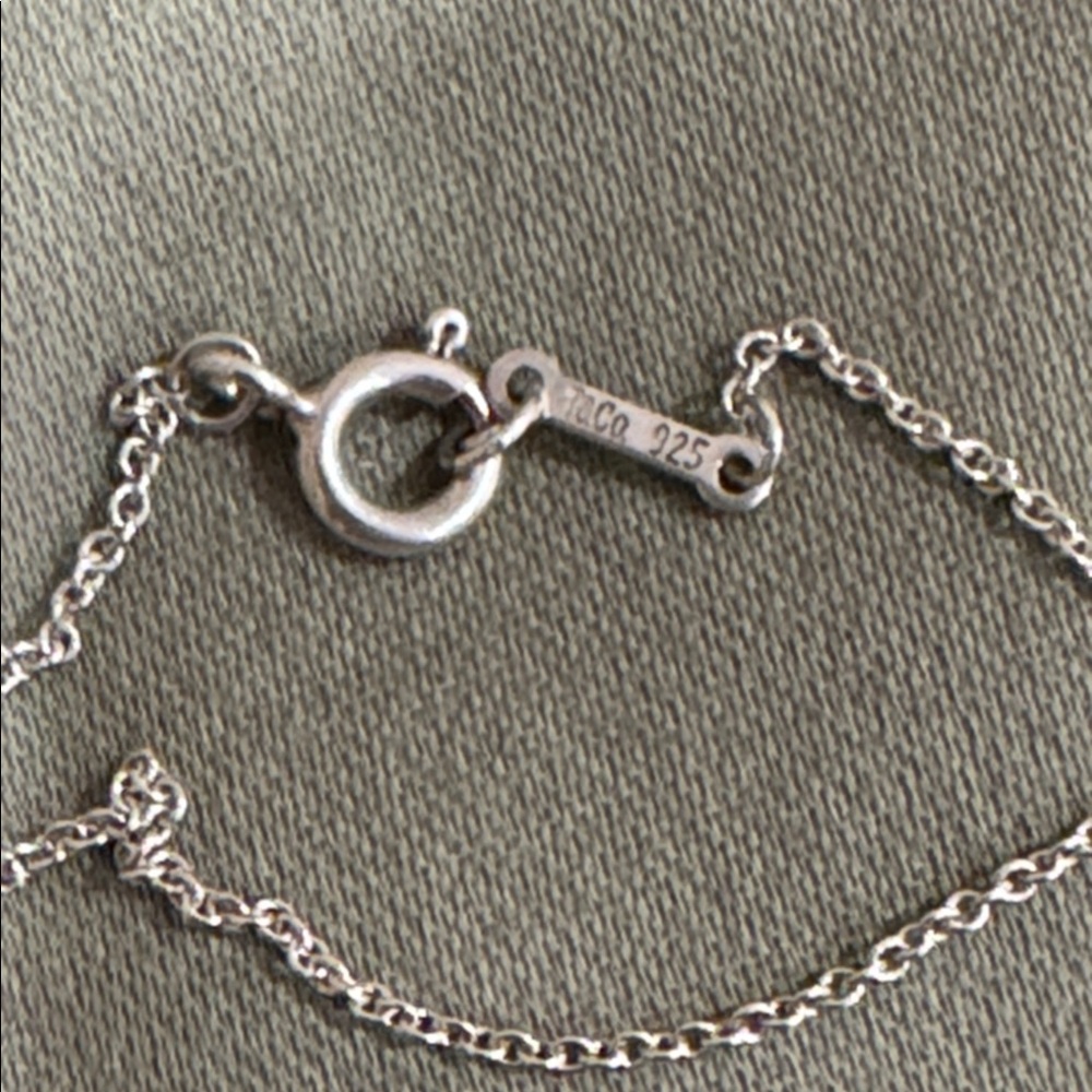 Tiffany & Co. Silver Paloma Picasso Loving Heart Necklace -#2 - Picture 4 of 9